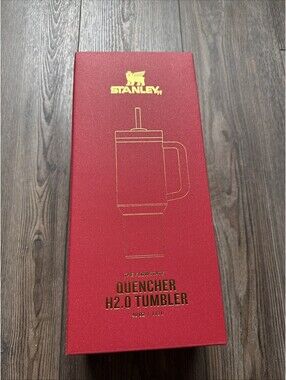 STANLEY Scarlet Tinsel Quencher H2.0 Flowstate Tumbler 40 oz Limited Edition NWB